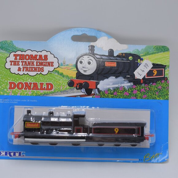 Donald No. 9 - Thomas the Tank Engine & Friends Ertl Collection Diecast 1993 - Picture 2 of 12